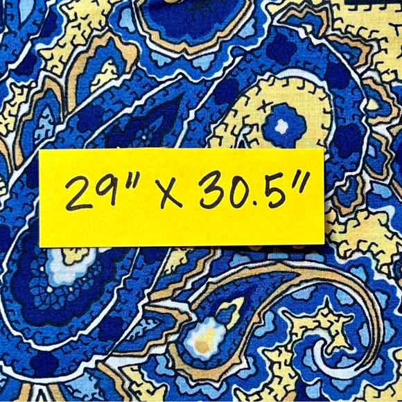 Vintage Extra Large Paisley Bandana never used - Picture 7 of 7